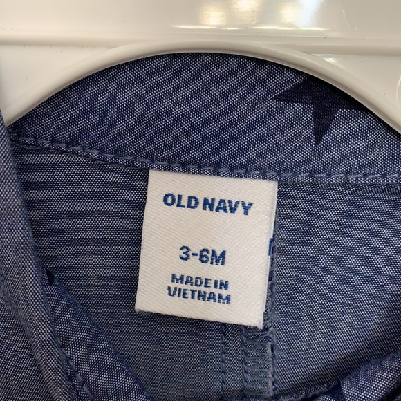 Americana short sleeve one piece for baby boy - Picture 4 of 8